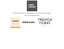 Tablet Screenshot of lenercordier.com